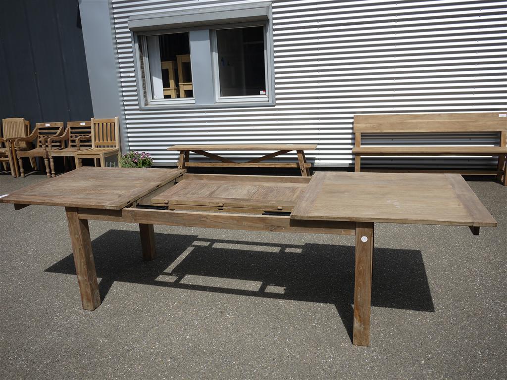 Teak Tisch Ausziehbar